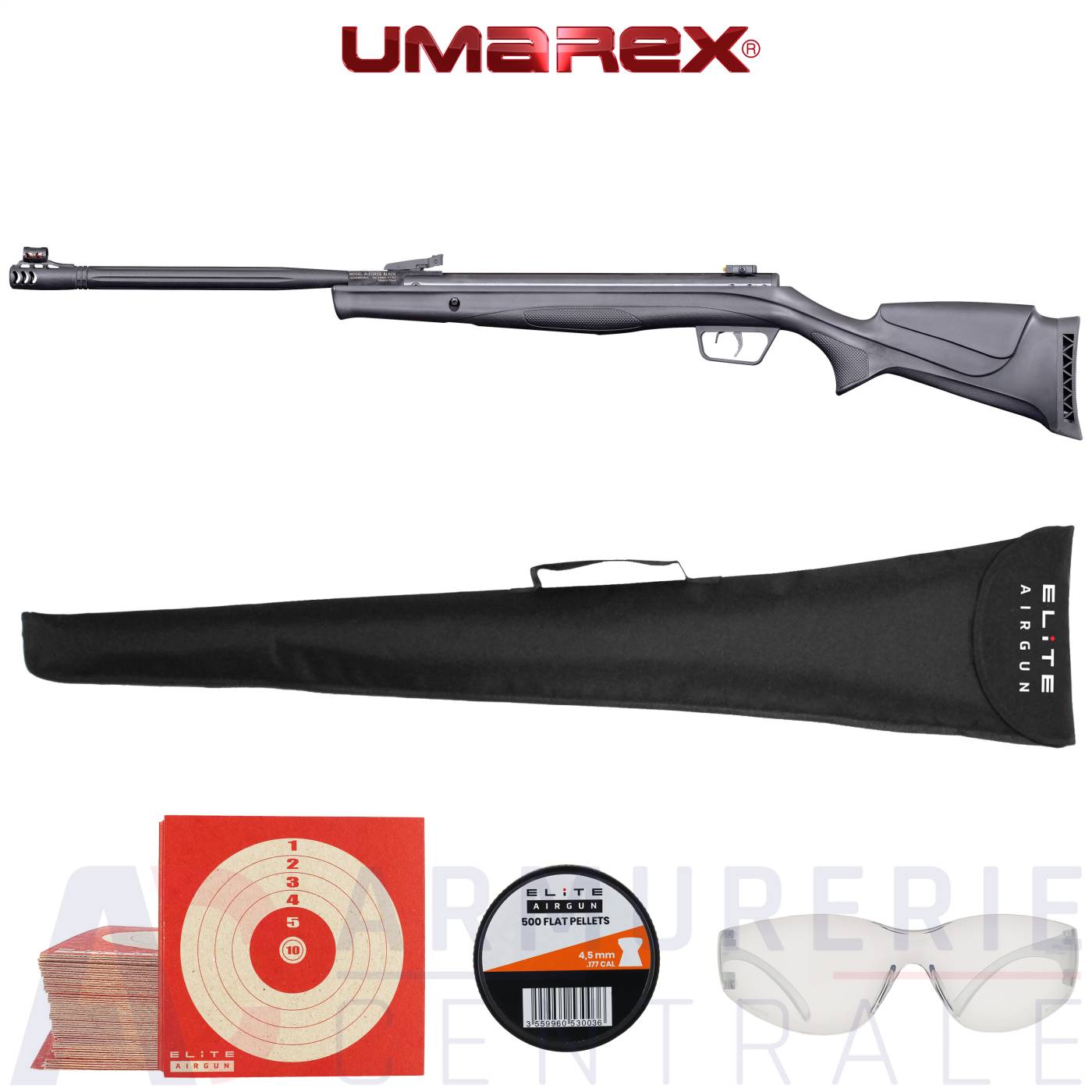Carabine &agrave; plomb Umarex R-Force Black - 4.5mm (19.9 Joules)