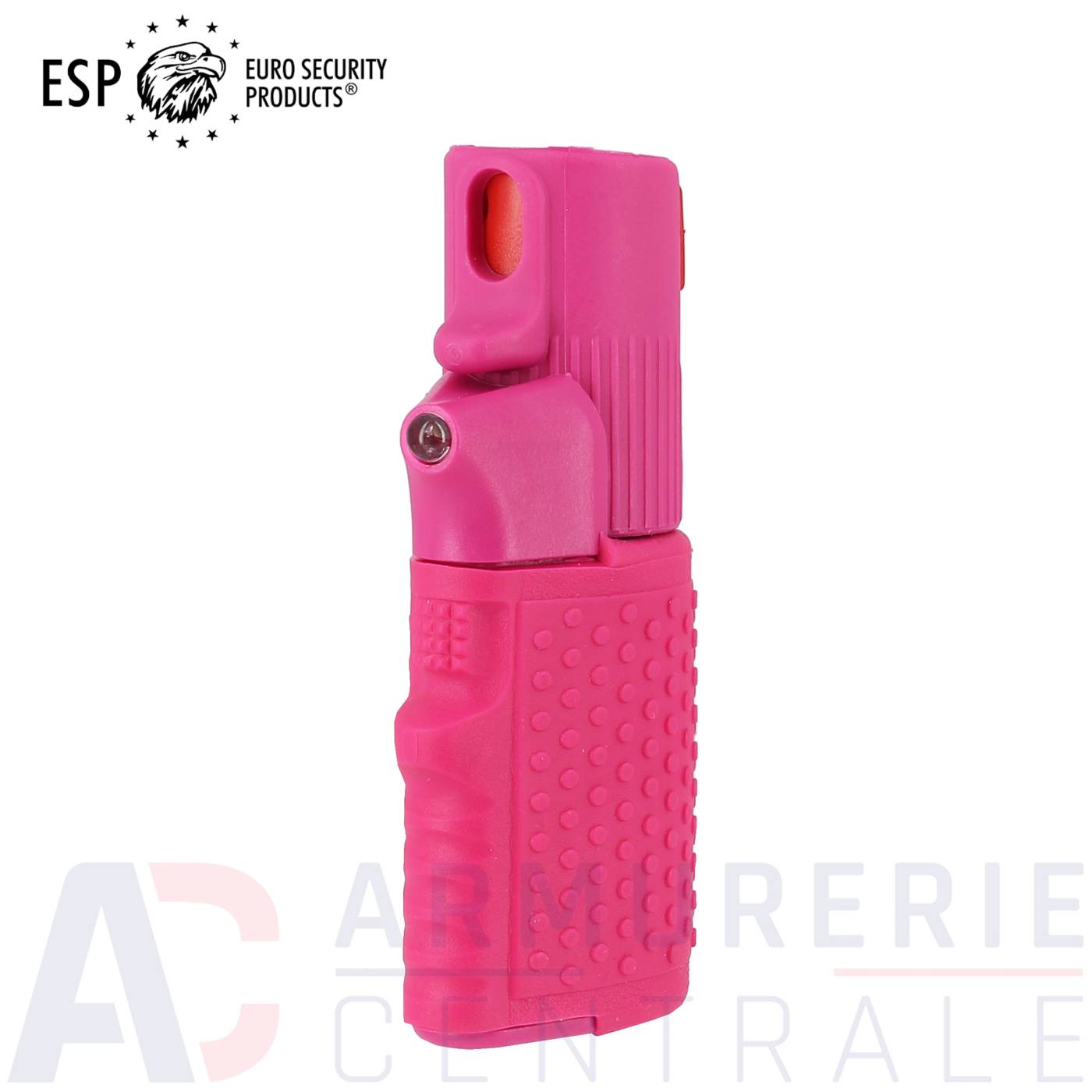 Spray de défense avec Led ESP Hurricane Flashlight Rose Spray de défense avec Led ESP Hurricane Flashlight Rose