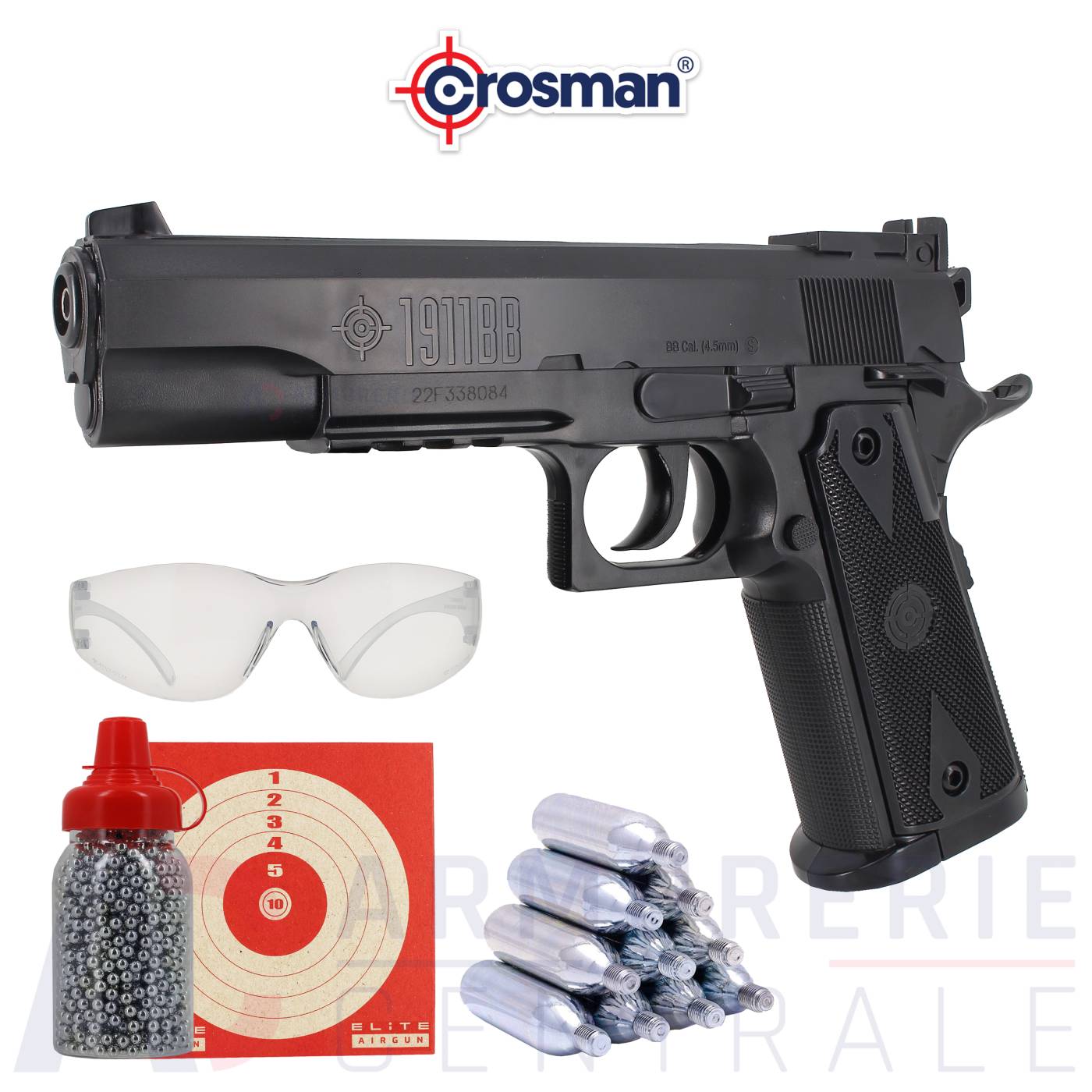 Pistolet Crosman 1911 BB CO2 (2.8 Joules) Pistolet Crosman 1911 BB CO2 (2.8 Joules)