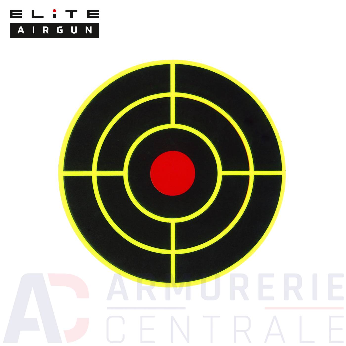 Lot de 200 cibles réactives Elite Airgun jaune Ø7.5cm Lot de 200 cibles réactives Elite Airgun jaune Ø7.5cm