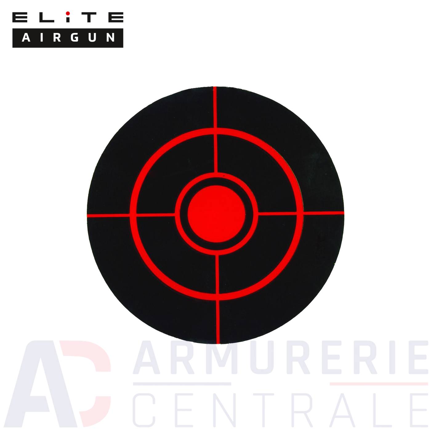 Lot de 100 cibles réactives Elite Airgun rouge Ø7.5cm Lot de 100 cibles réactives Elite Airgun rouge Ø7.5cm