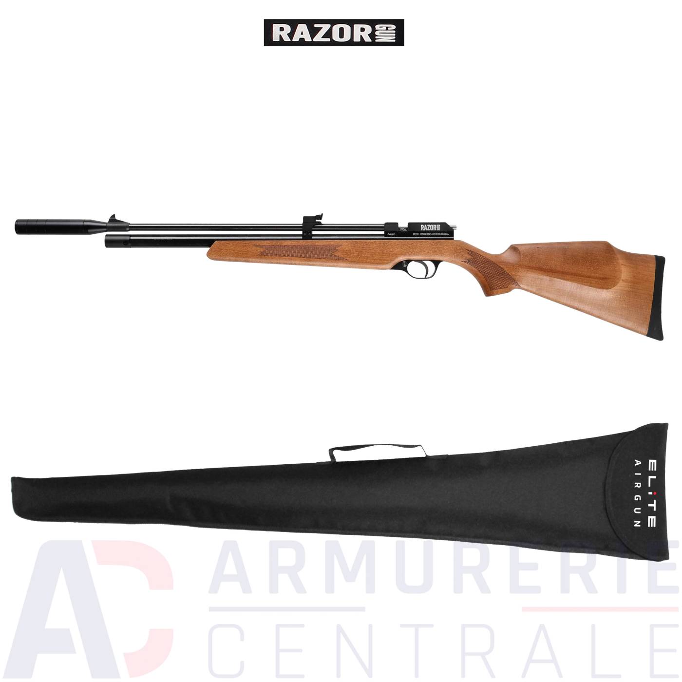 Carabine à plomb PCP Razor Gun Aero - 5,5 mm (17 Joules) Carabine à plomb PCP Razor Gun Aero - 5,5 mm (17 Joules)