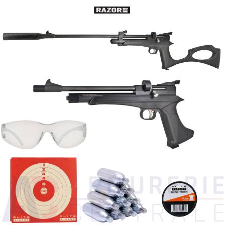 Pistolet Razor Gun Blaze CO2 Convertible - 4,5 mm...