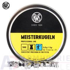500 plombs RWS Meisterkugeln - 4,5mm (7,0 gr)