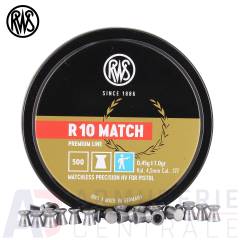 500 plombs RWS R10 Match - 4,5mm (7,0 gr)