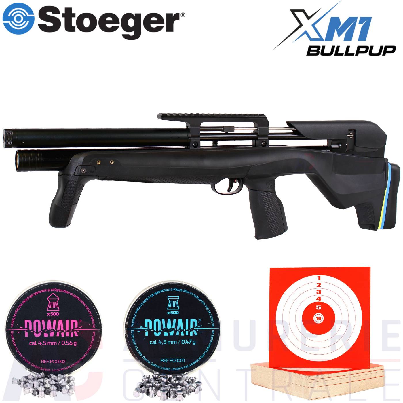 Carabine PCP STOEGER XM1 BULLPUP 4.5 mm (19.9 Joules) Carabine PCP STOEGER XM1 BULLPUP 4.5 mm (19.9 Joules)