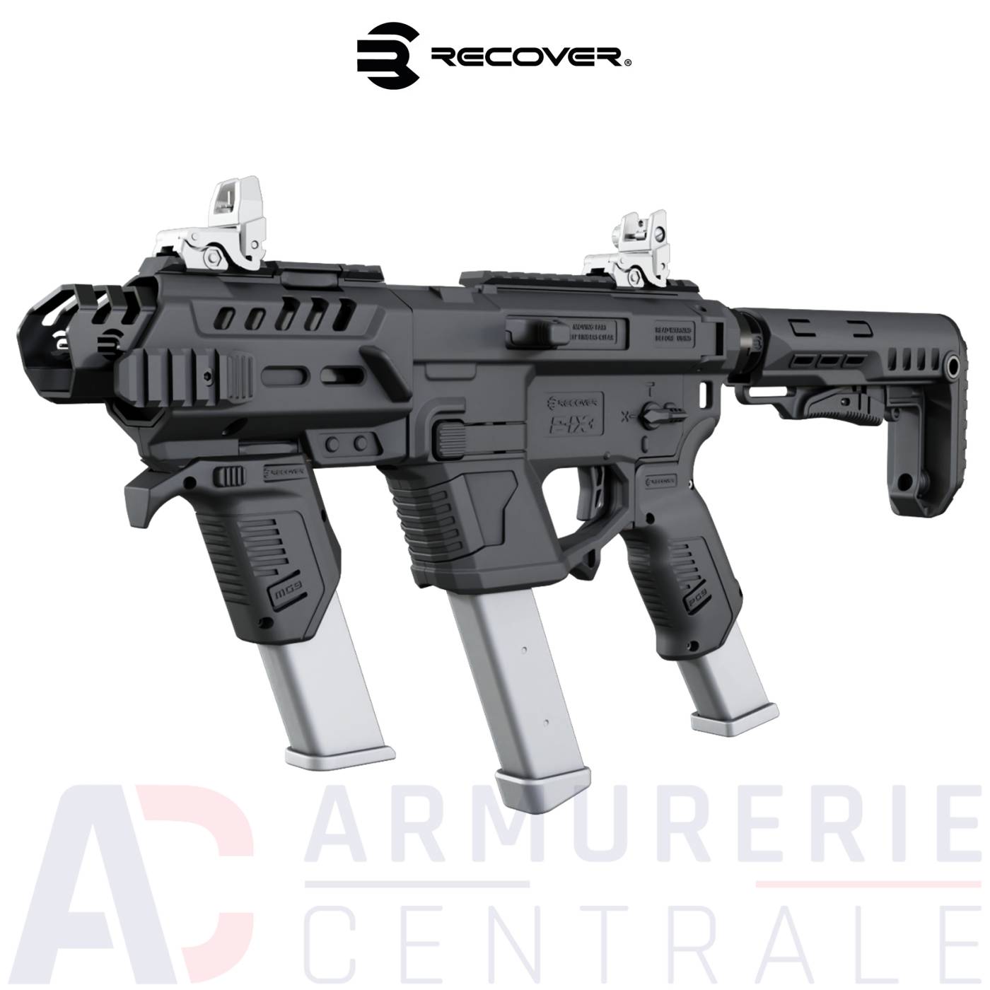 Kit de conversion AR Recover pour Glock PIX+ Noir Kit de conversion AR Recover pour Glock PIX+ Noir