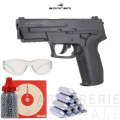 Pistolet Borner 2022 CO2 - 4,5 mm BB'S (3 Joules)