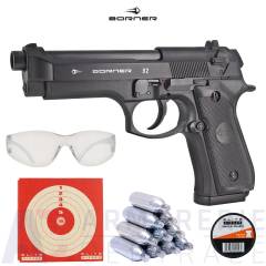 Pistolet Borner 92 Blowback CO2 - 4,5 mm (3 Joules)