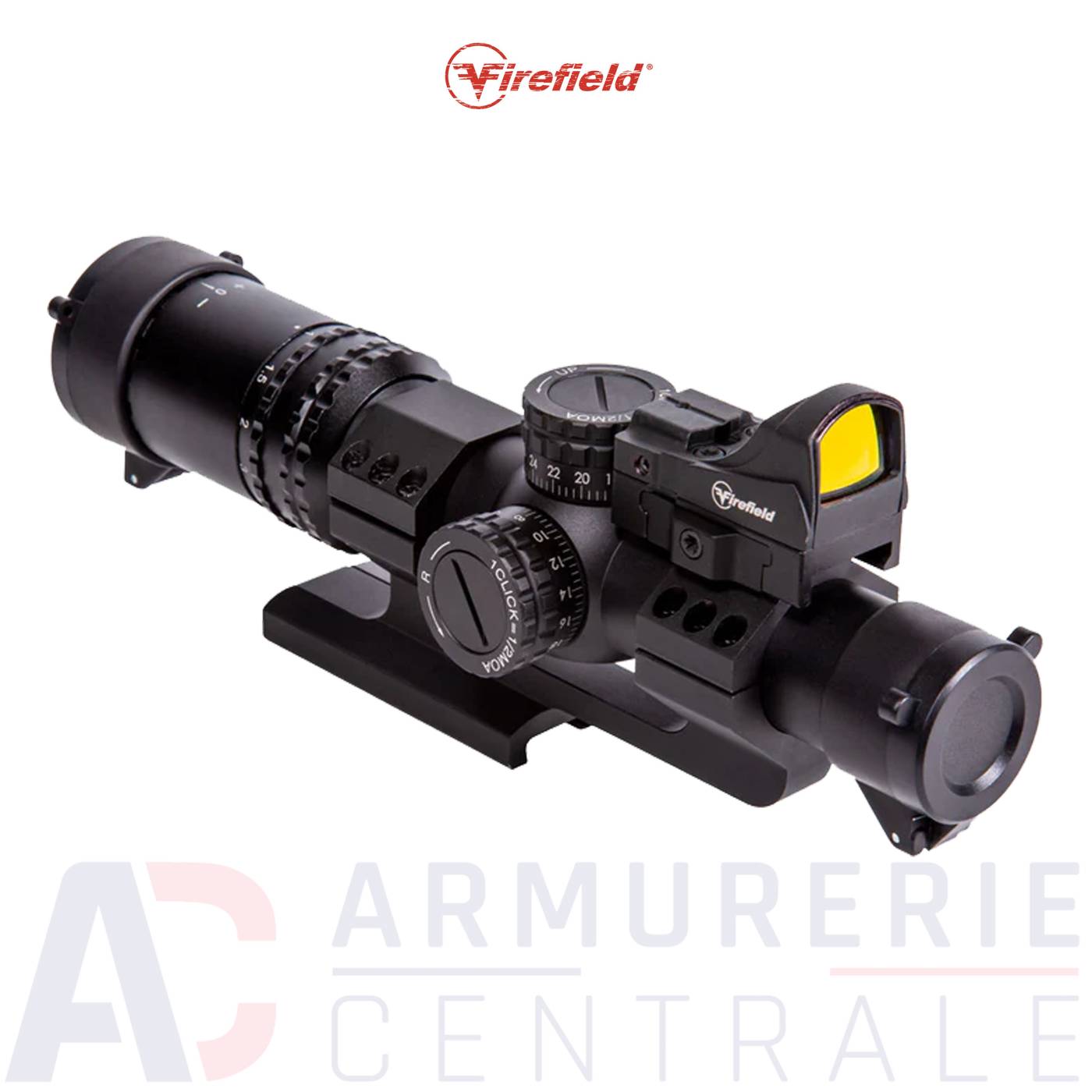 Lunette de tir Firefield Rapidstrike 1-4X24 + Point rouge Lunette de tir Firefield Rapidstrike 1-4X24 + Point rouge