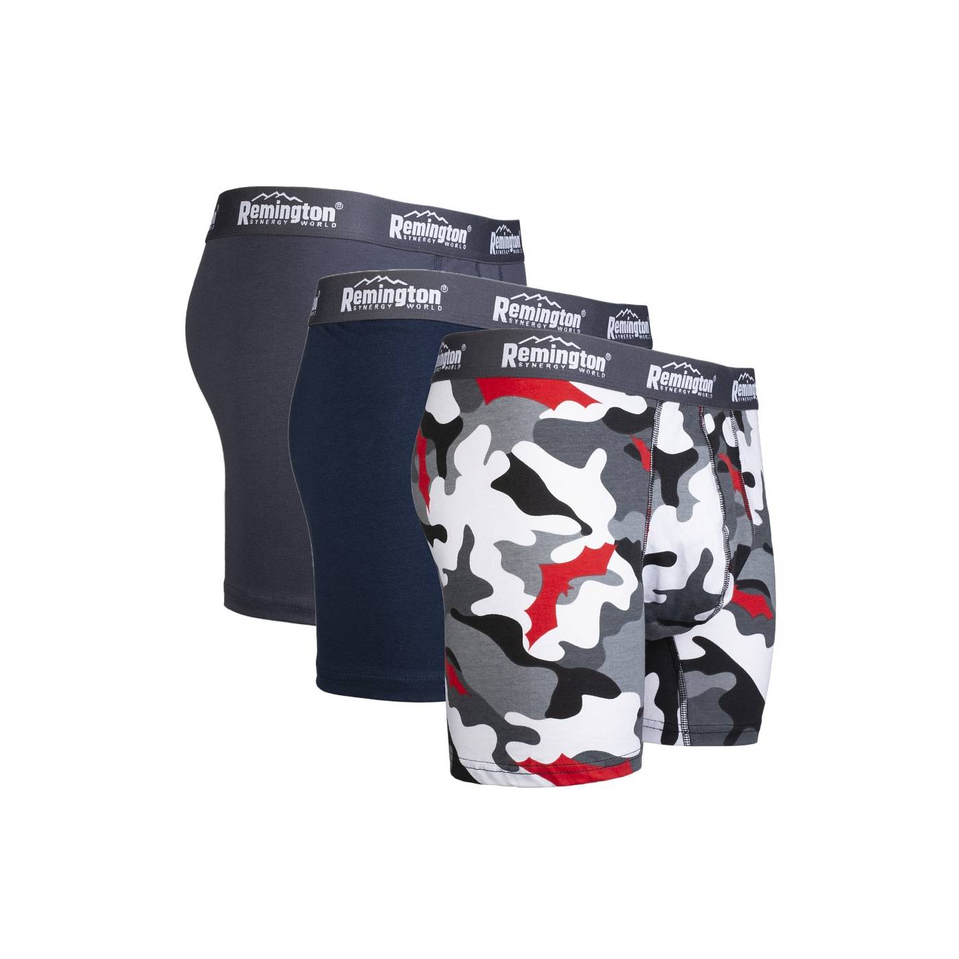 Lot de boxers Remington SW homme gris mélangés Lot de boxers Remington SW homme gris mélangés