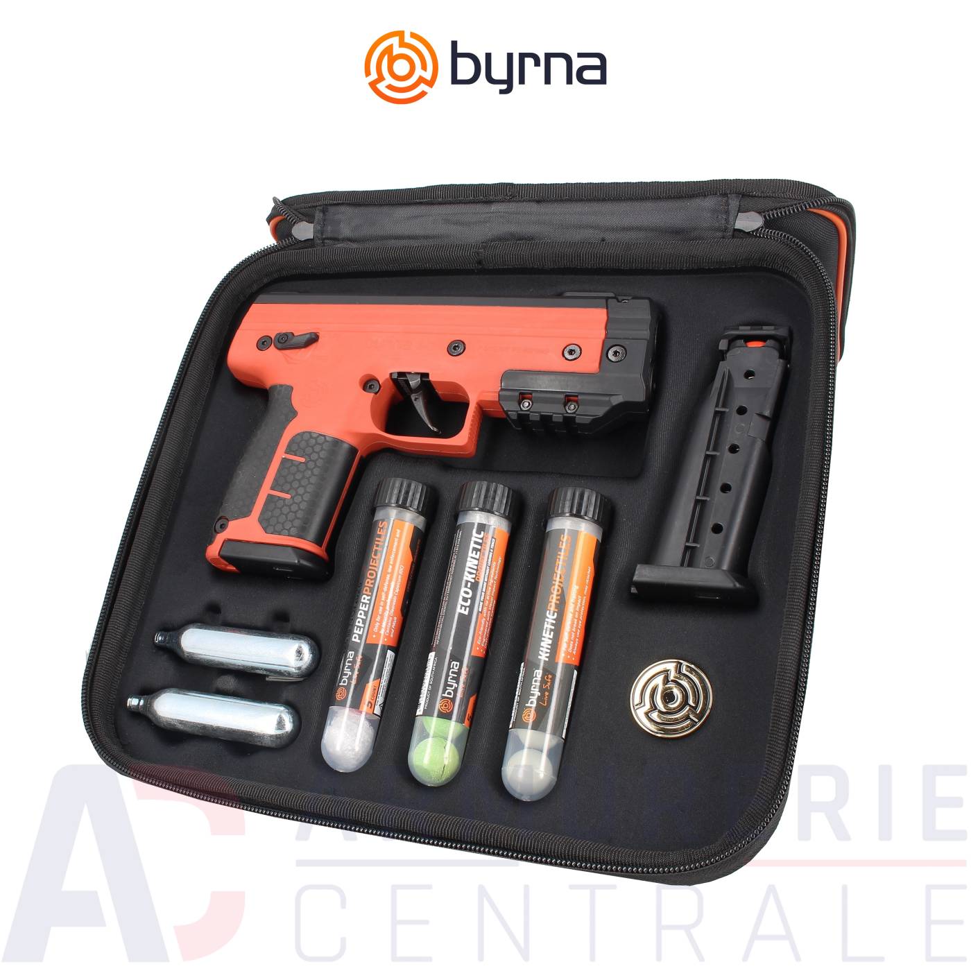 Pistolet Défense Byrna SD XL Orange - .68 Pistolet Défense Byrna SD XL Orange - .68