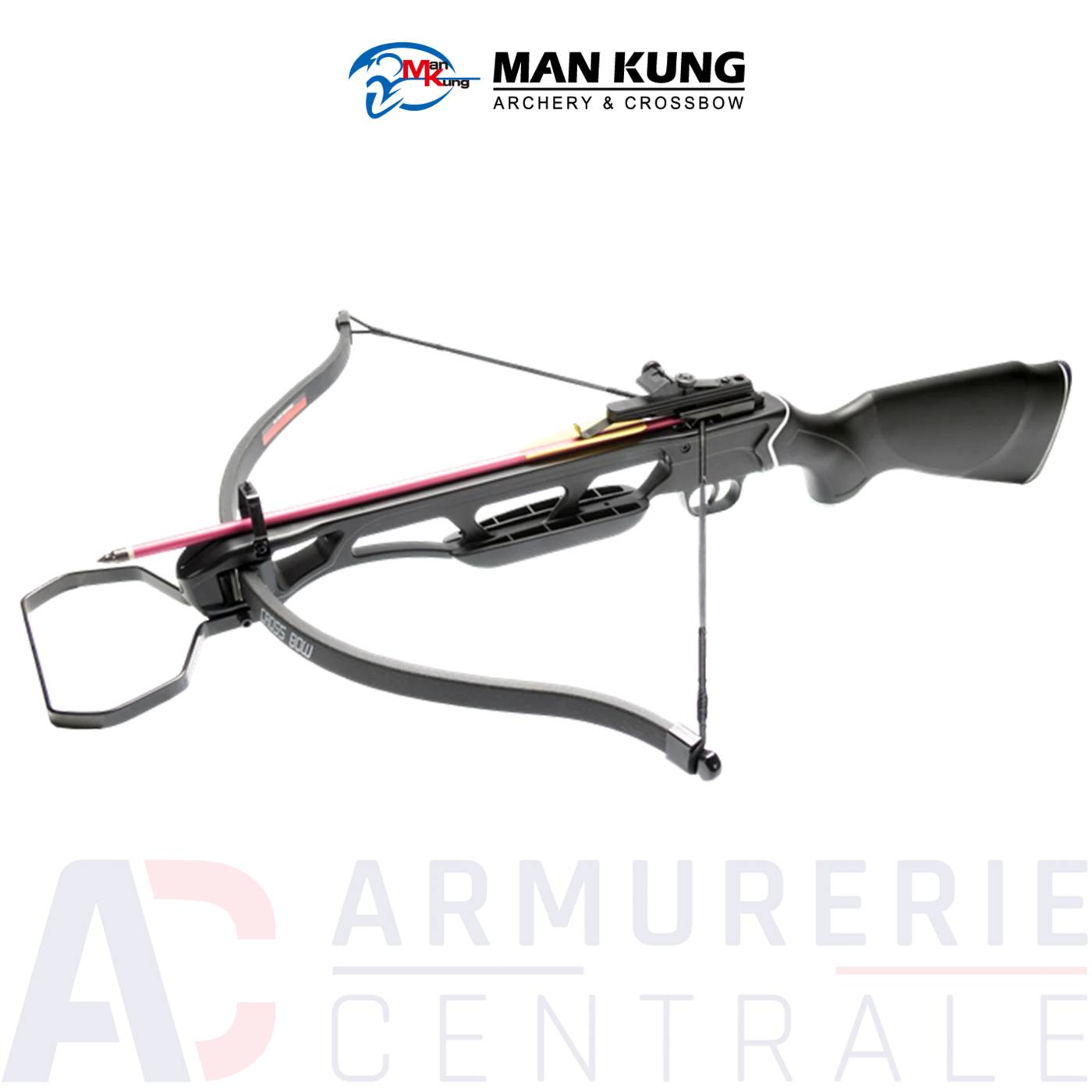 Arbalète avec crosse Man Kung MK-150A1PB 150 lbs Arbalète avec crosse Man Kung MK-150A1PB 150 lbs