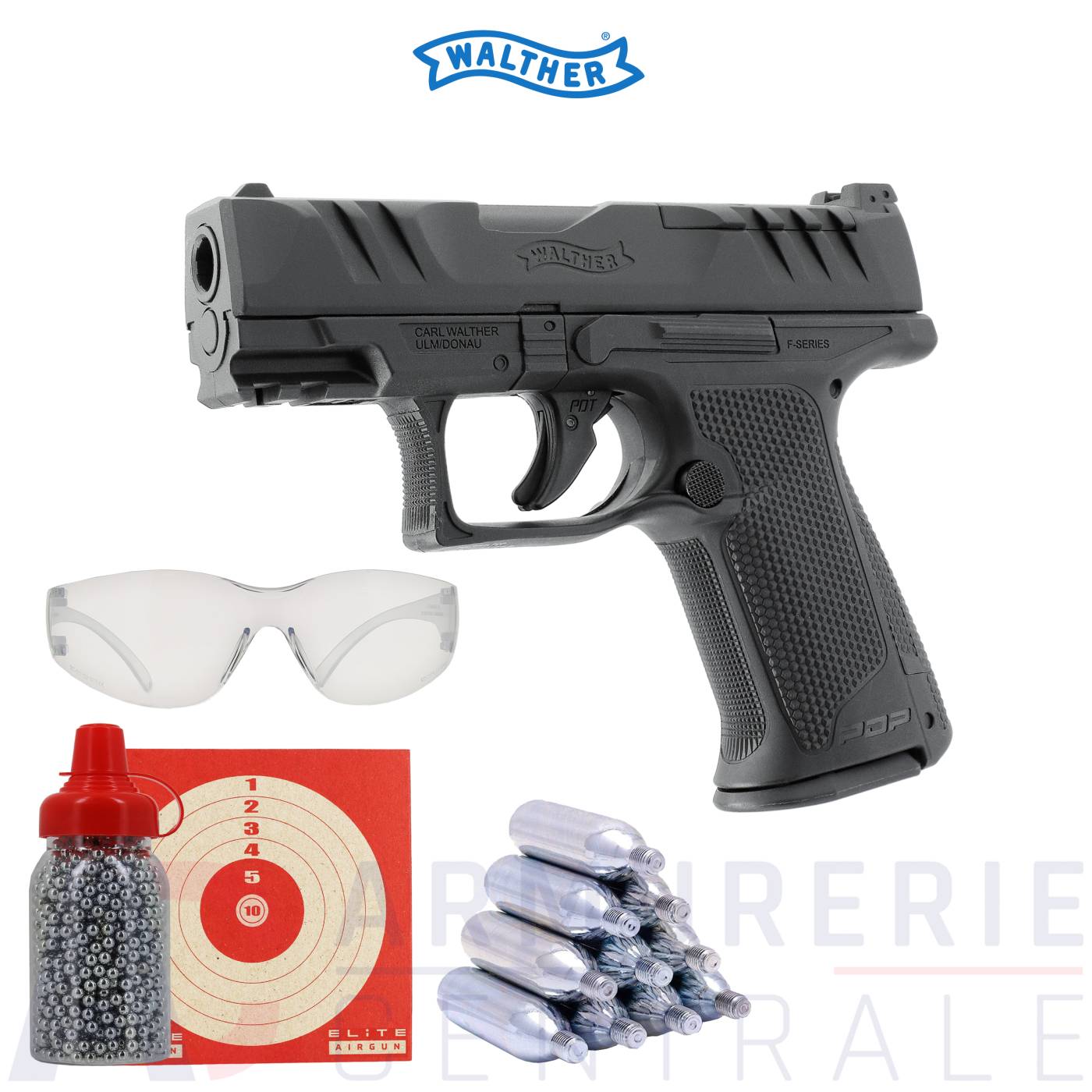 Pistolet Walther PDP F-series 3,5" - 4,5 mm BB'S (3 Joules) Pistolet Walther PDP F-series 3,5" - 4,5 mm BB'S (3 Joules)