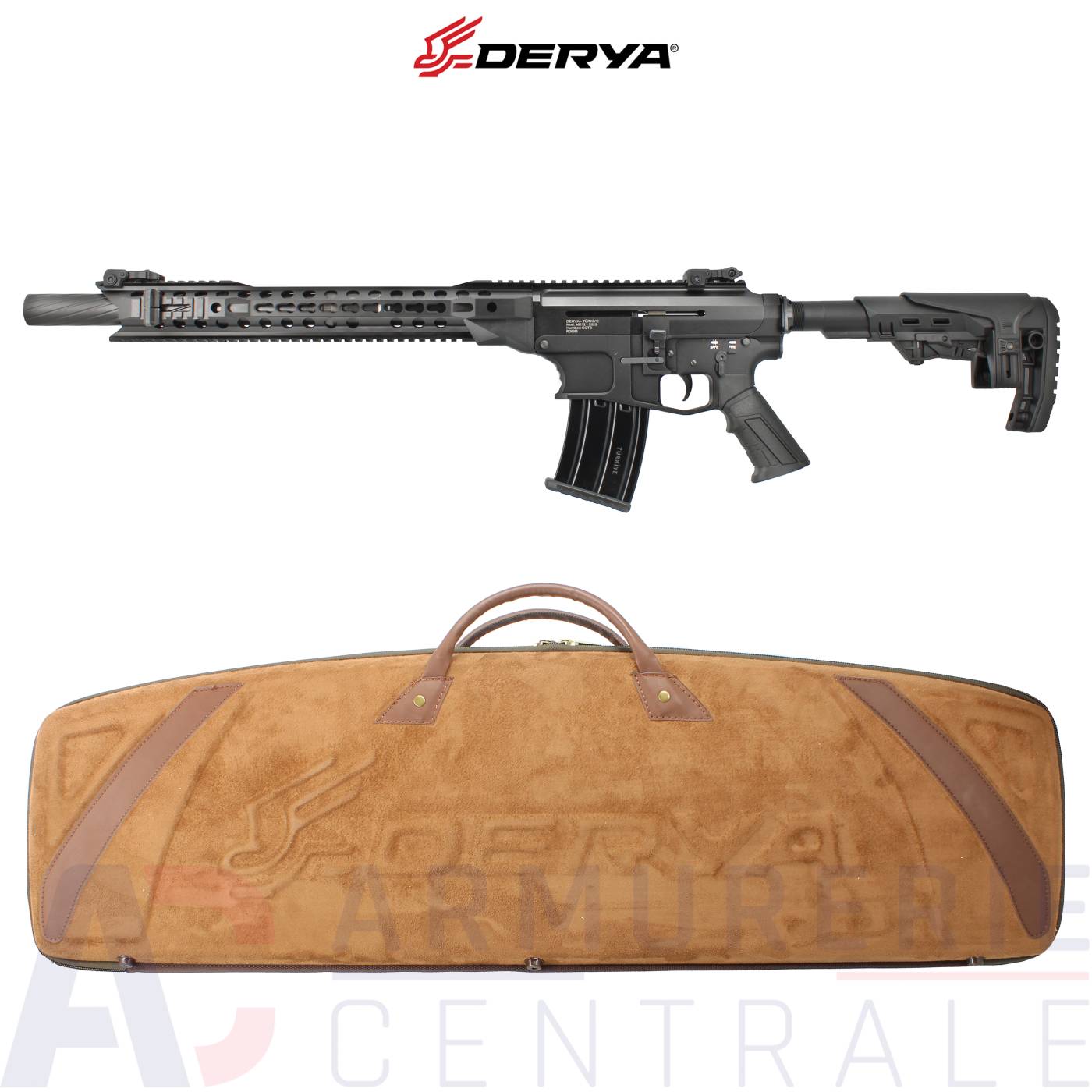 Fusil Derya MK12 AS-100X Garde main long - 12/76 Fusil Derya MK12 AS-100X Garde main long - 12/76