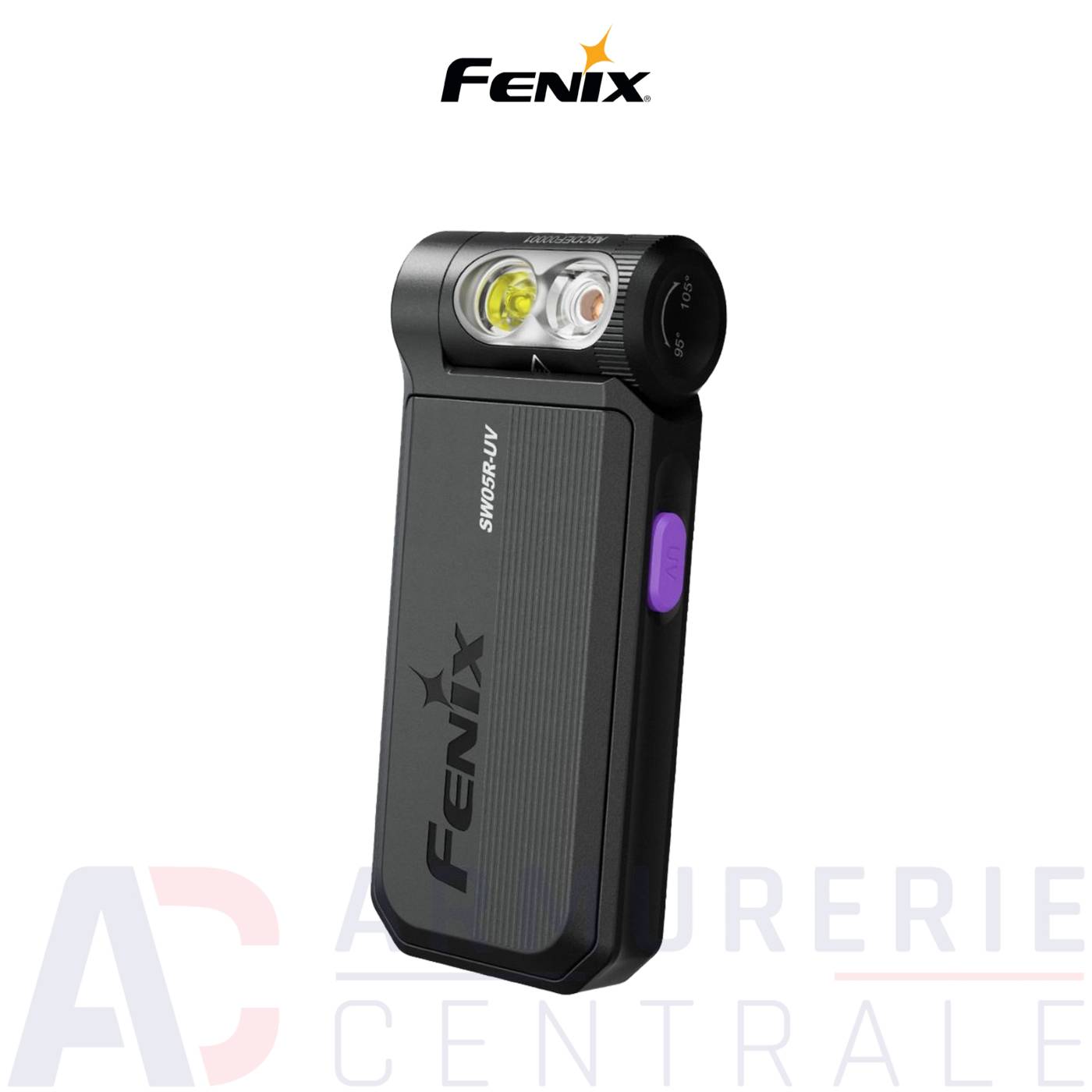 Lampe de poche Fenix SW05R-UV Rechargeable (150 lumens) Lampe de poche Fenix SW05R-UV Rechargeable (150 lumens)