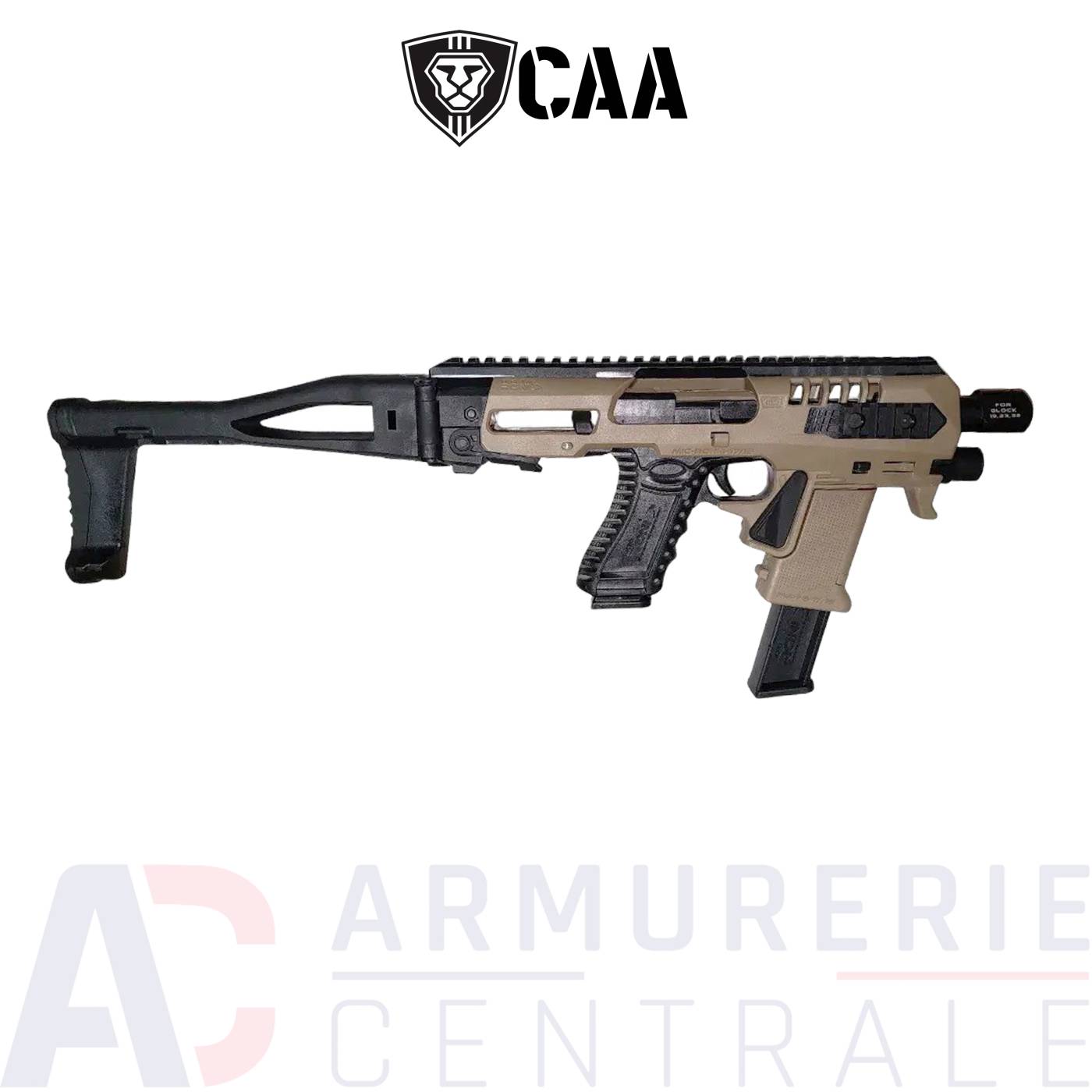 Crosse CAA Tactical Micro Roni G4X Desert pour Glock Crosse CAA Tactical Micro Roni G4X Desert pour Glock