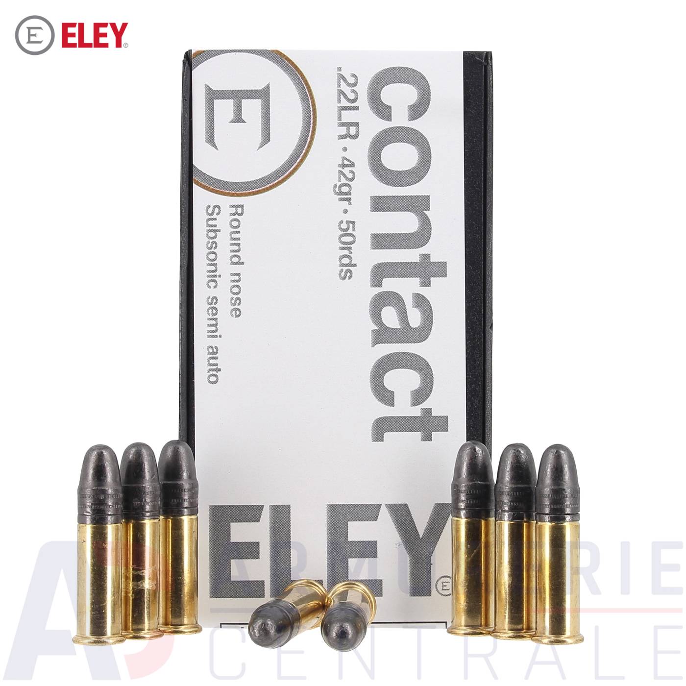 50 munitions ELEY Contact - 22LR 50 munitions ELEY Contact - 22LR