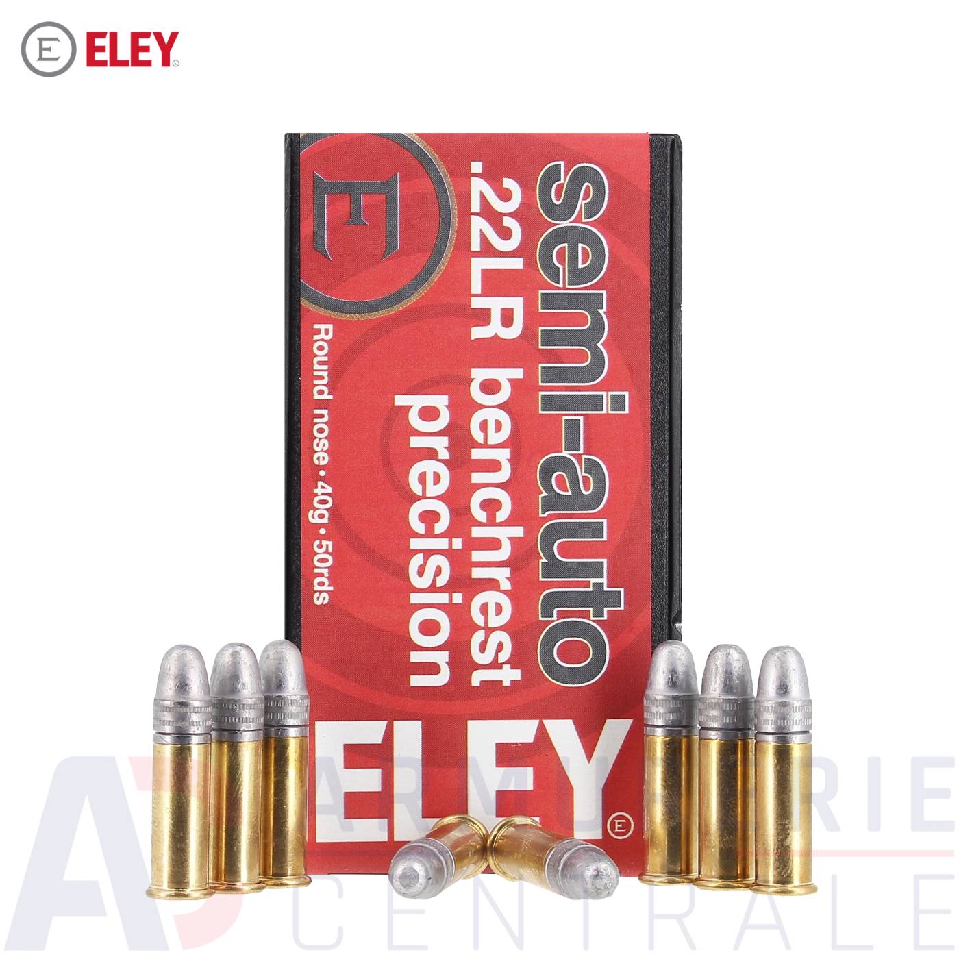 50 munitions ELEY Semi Auto Benchrest Precision - 22LR