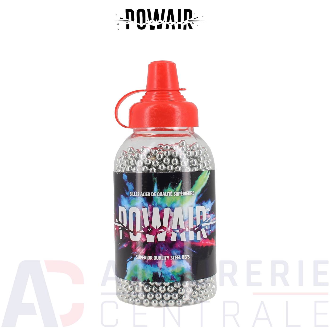 3000 billes acier Powair Airgun - 4,5 mm BB'S
