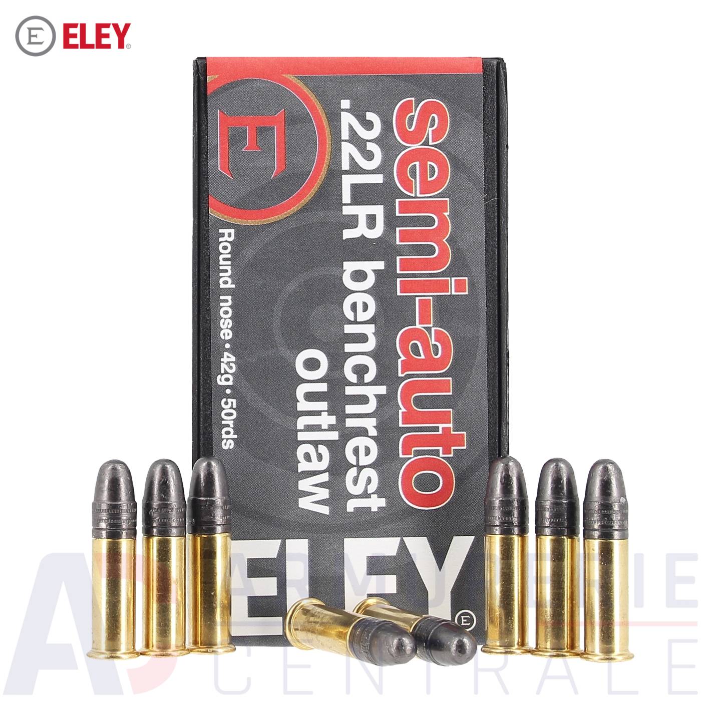 50 munitions ELEY Semi Auto Benchrest Outlaw - 22LR