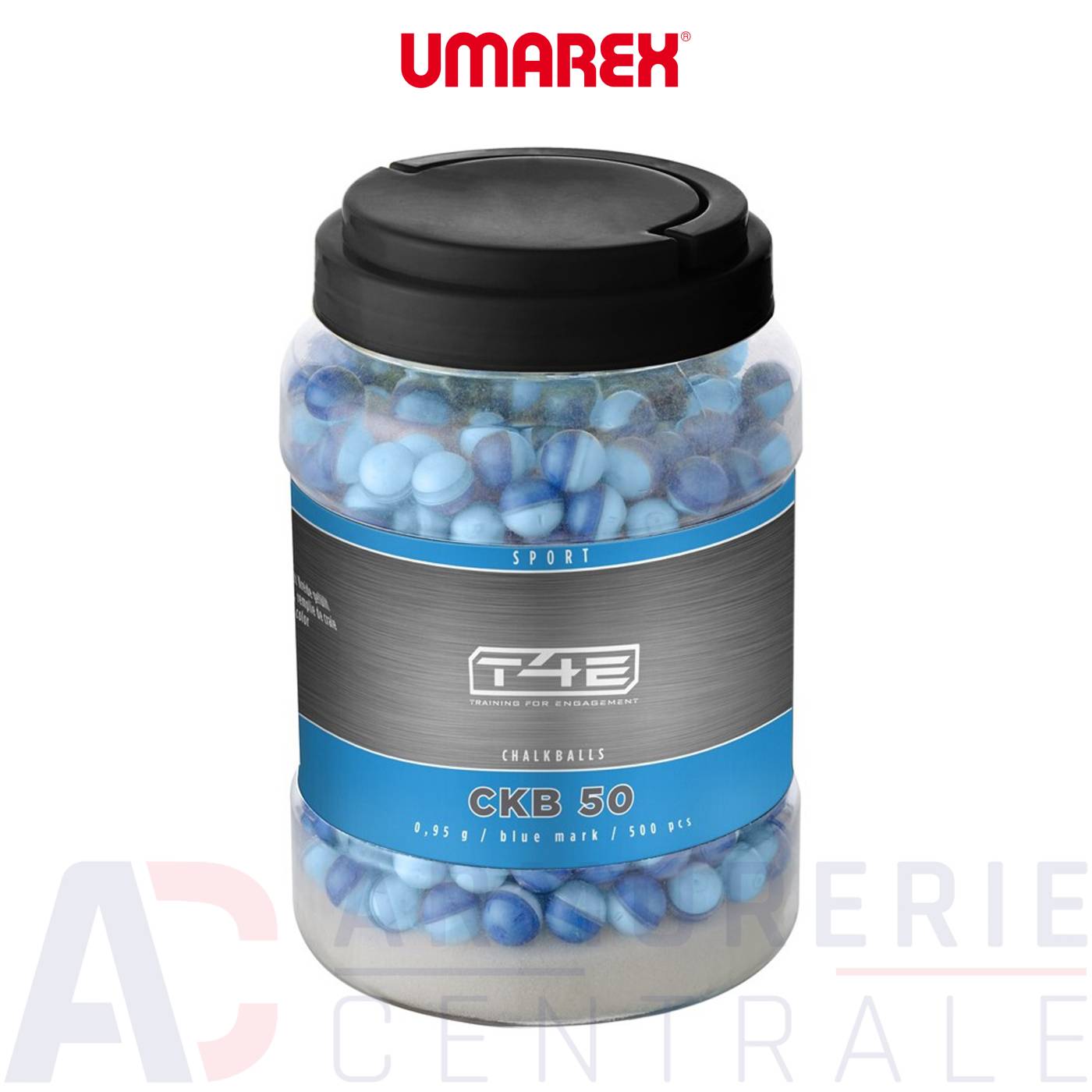 500 billes de craie Umarex T4E CKB 50 - .50 500 billes de craie Umarex T4E CKB 50 - .50