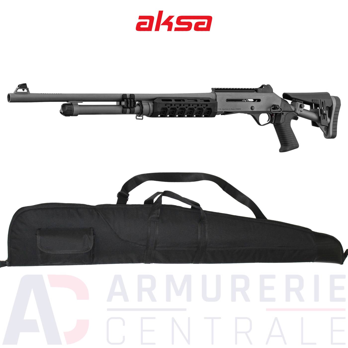 Fusil semi automatique Aksa Arms S4 Tungsten - 12/76 Fusil semi automatique Aksa Arms S4 Tungsten - 12/76