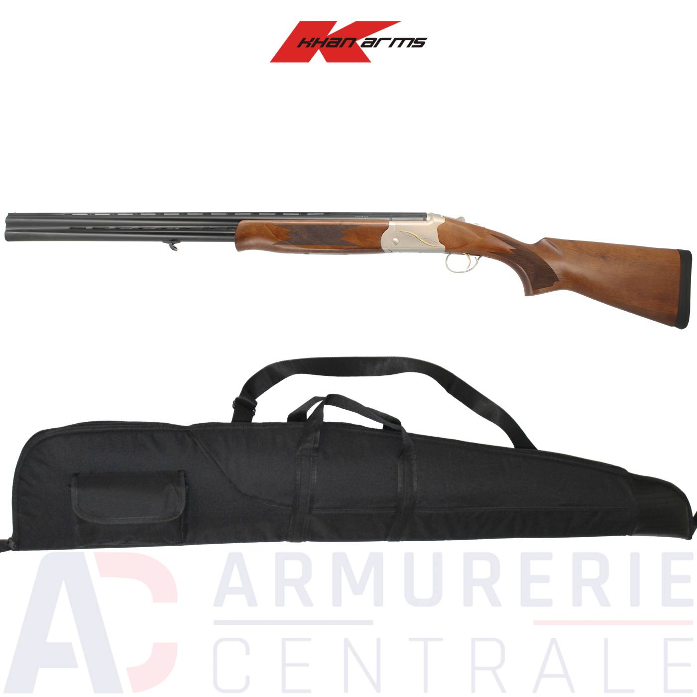 Fusil superposé Khan Arms Setter Ergal LT - 12/76 Fusil superposé Khan Arms Setter Ergal LT - 12/76
