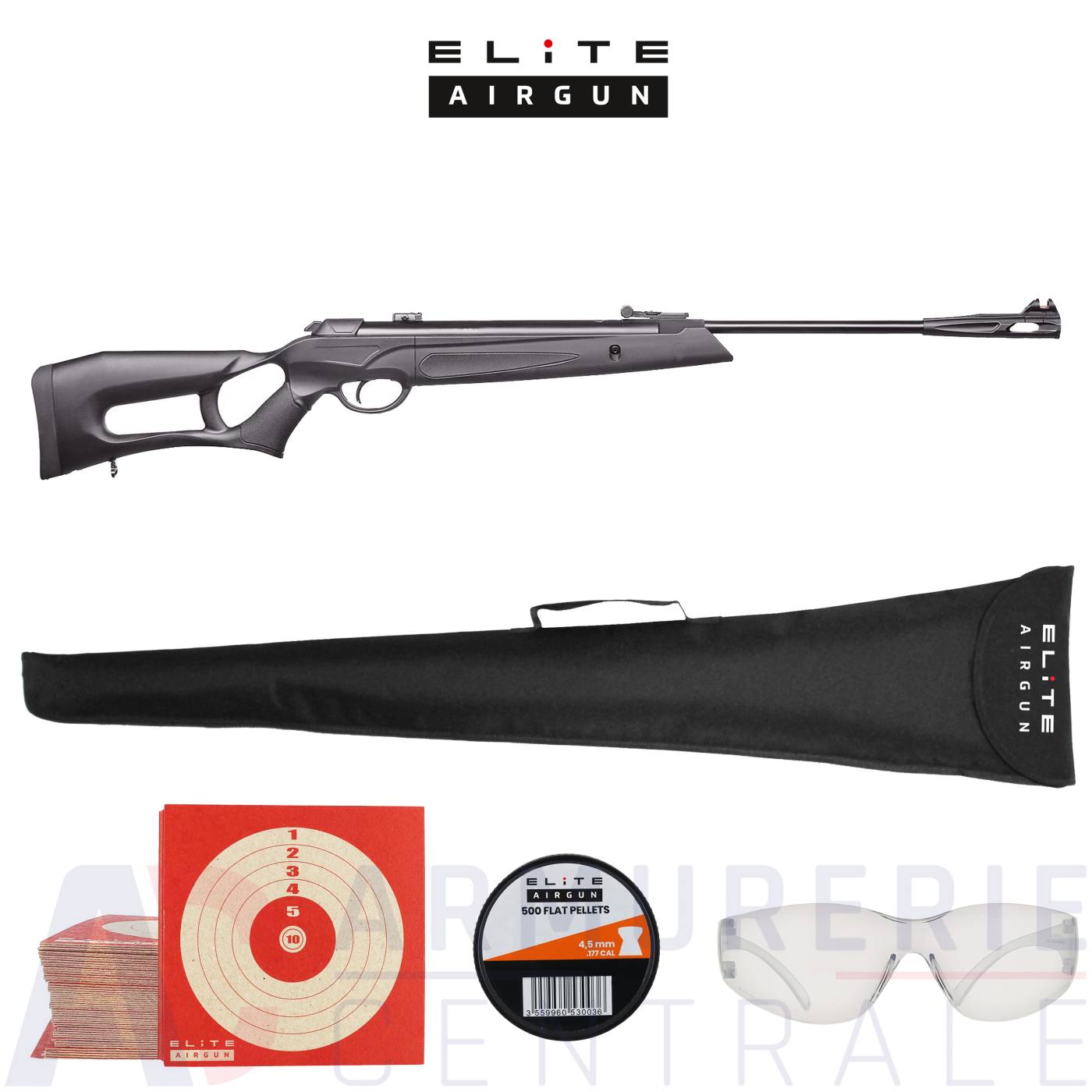 Carabine à plomb Elite Airgun Charlie - 4,5mm (19,9 Joules) Carabine à plomb Elite Airgun Charlie - 4,5mm (19,9 Joules)