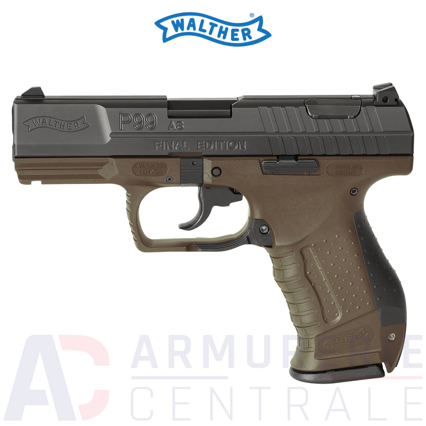 Pistolet Walther P99 AS Final Edition 9x19 Armurerie Centrale pistolet-walther-p99-as-final-edition-9x19-armurerie-centrale