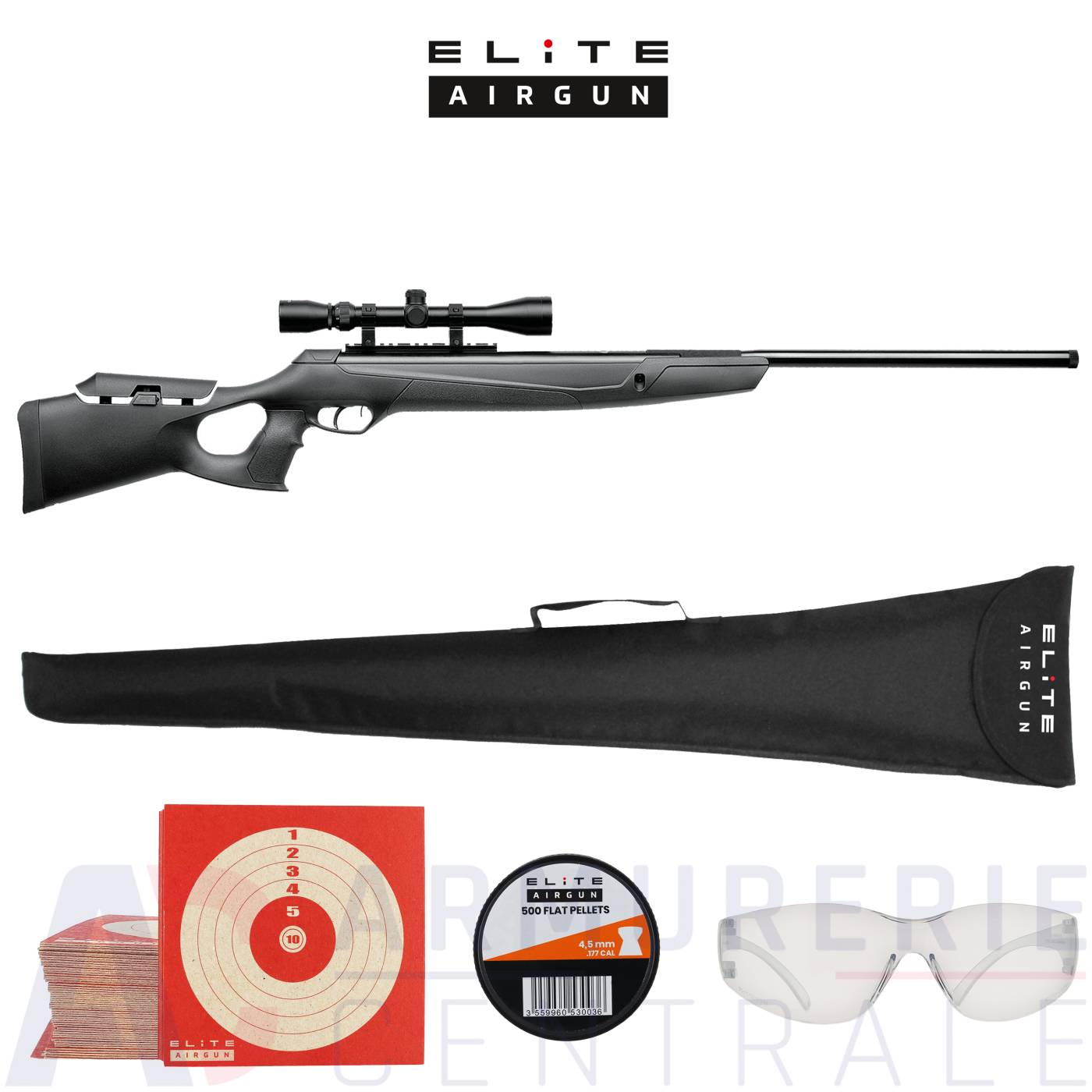 Carabine à plomb Elite Airgun Ranger X - 4.5mm (19.9 Joules) Carabine à plomb Elite Airgun Ranger X - 4.5mm (19.9 Joules)