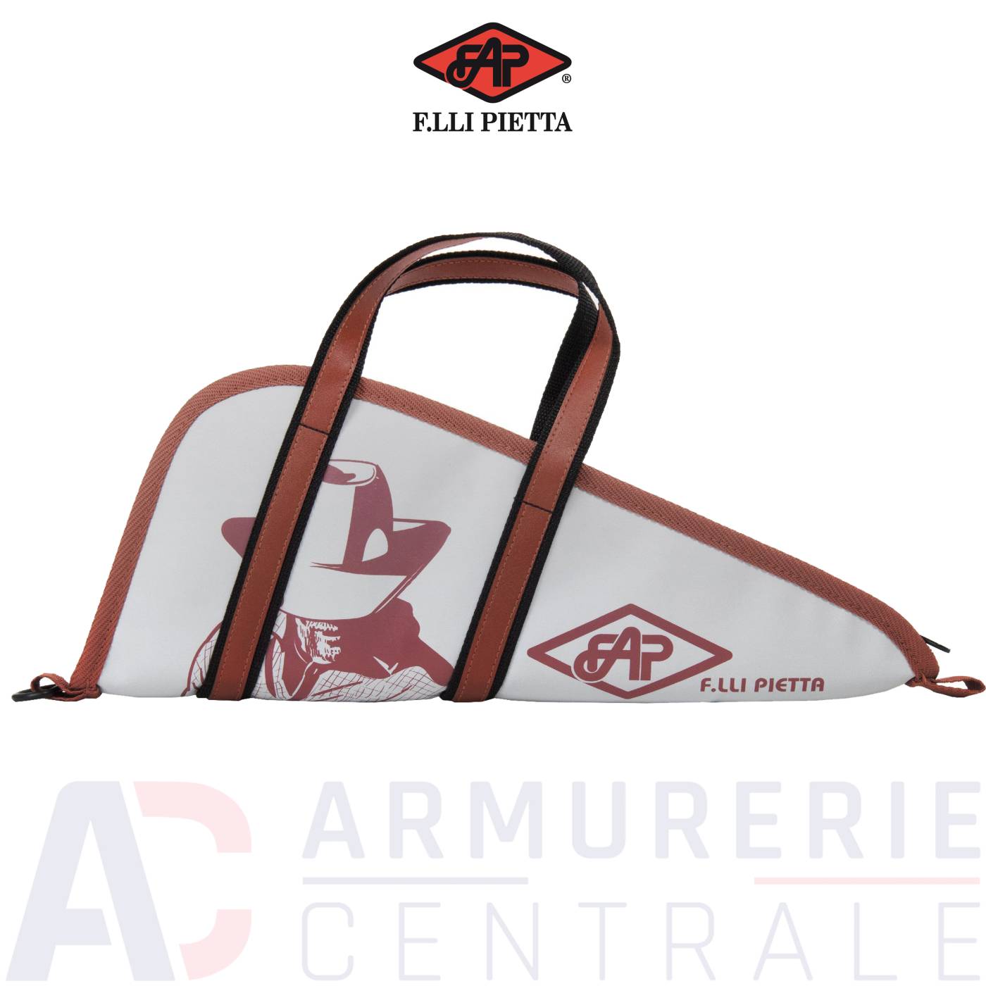 Housse de transport Pietta Revolver poudre noire Beige Housse de transport Pietta Revolver poudre noire Beige