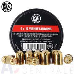 50 munitions d'abattage RWS Rouge - 9x17 mm