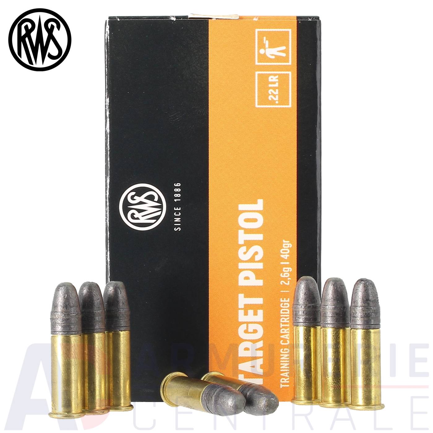 50 munitions RWS Sport Line Target Pistol - 22LR
