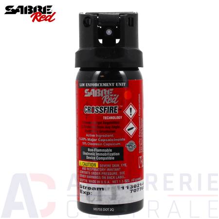 Lacrymogène Sabre Red Crossfire MK3 45ML Stream