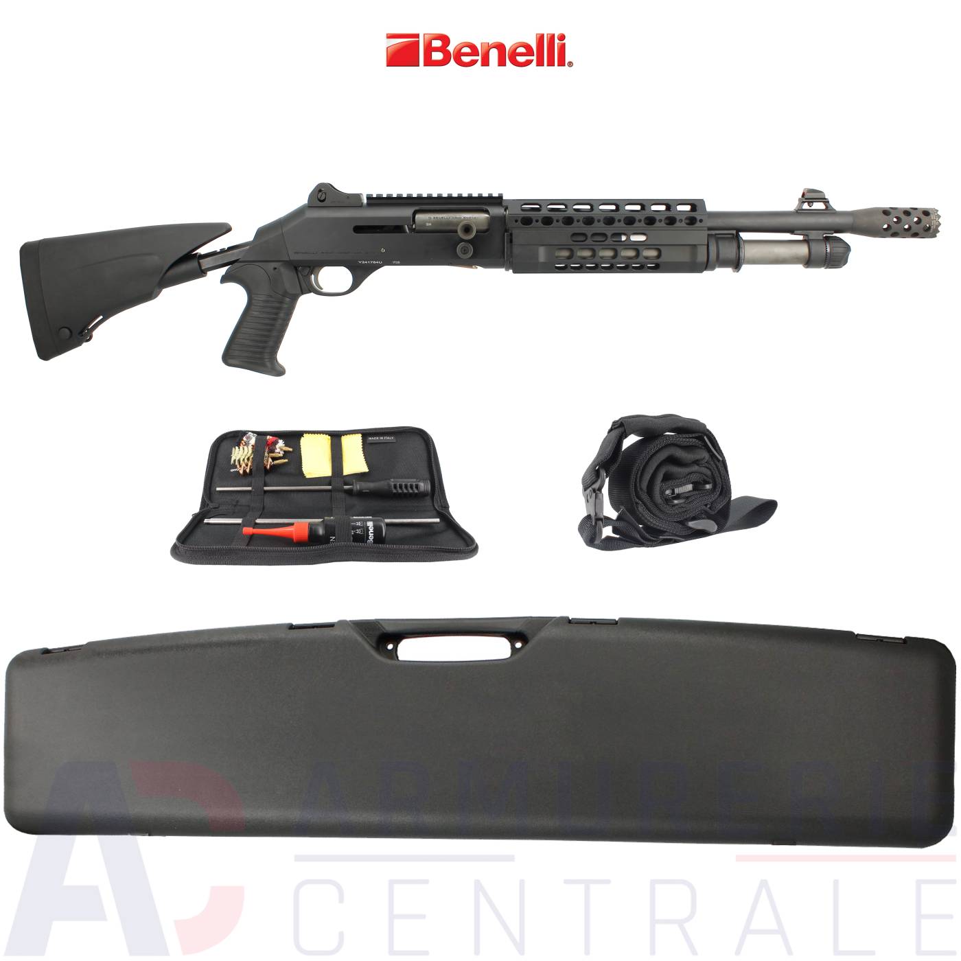 Fusil Benelli M4A1 Crosse Télescopique - 12/76 Fusil Benelli M4A1 Crosse Télescopique - 12/76