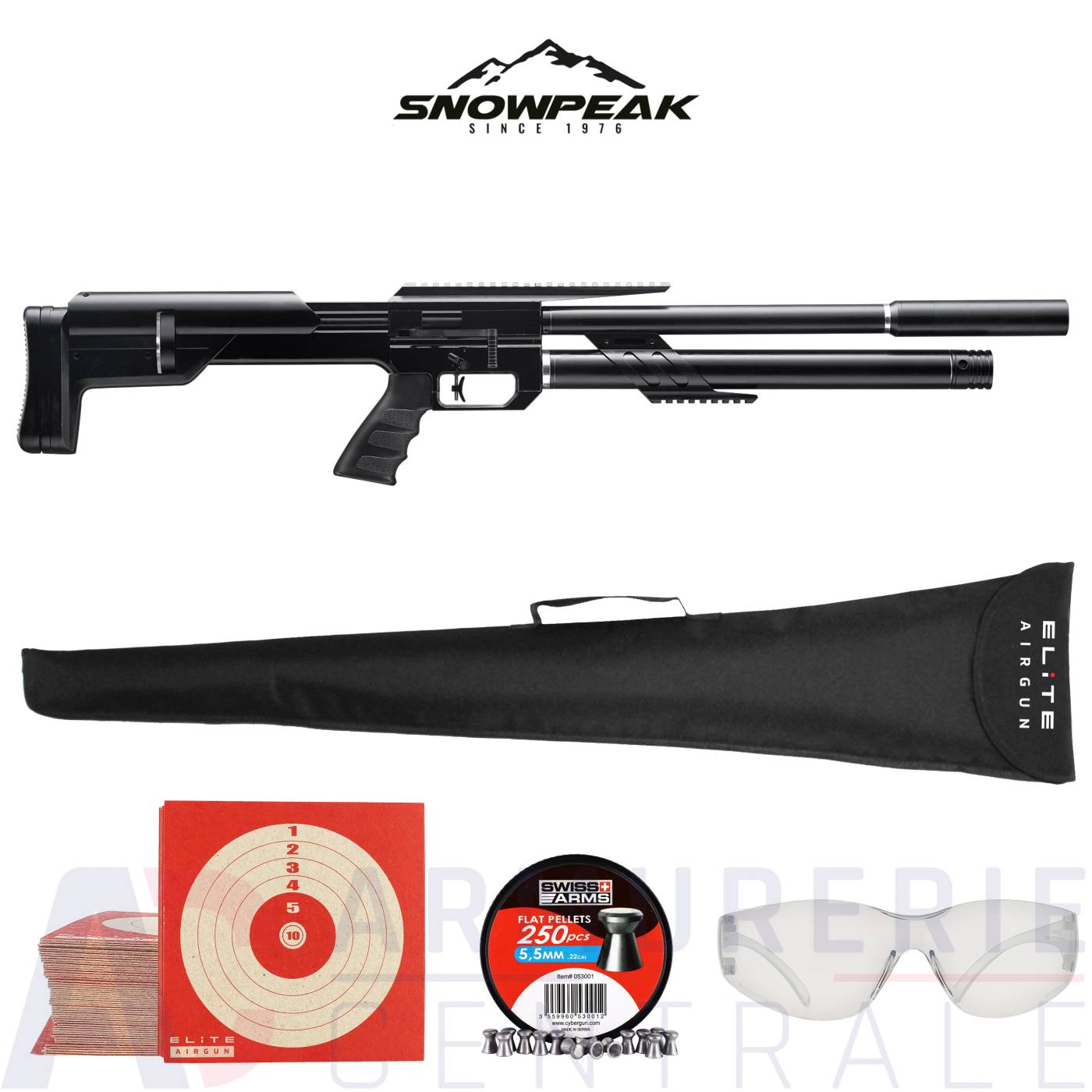 Carabine PCP Snowpeak M60 - 5.5mm (19.9 Joules) Carabine PCP Snowpeak M60 - 5.5mm (19.9 Joules)