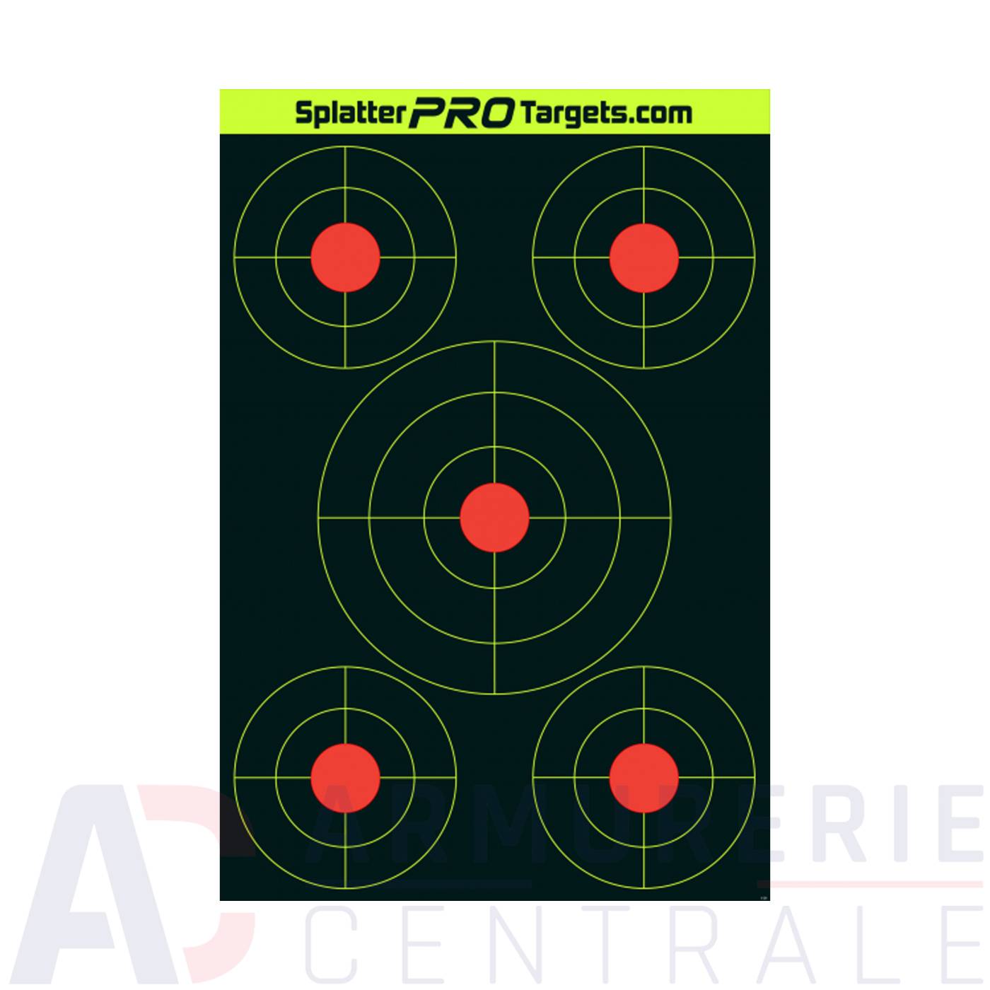 10 cibles de tir réactives Splatter Pro Targets - 45x30cm 10 cibles de tir réactives Splatter Pro Targets - 45x30cm