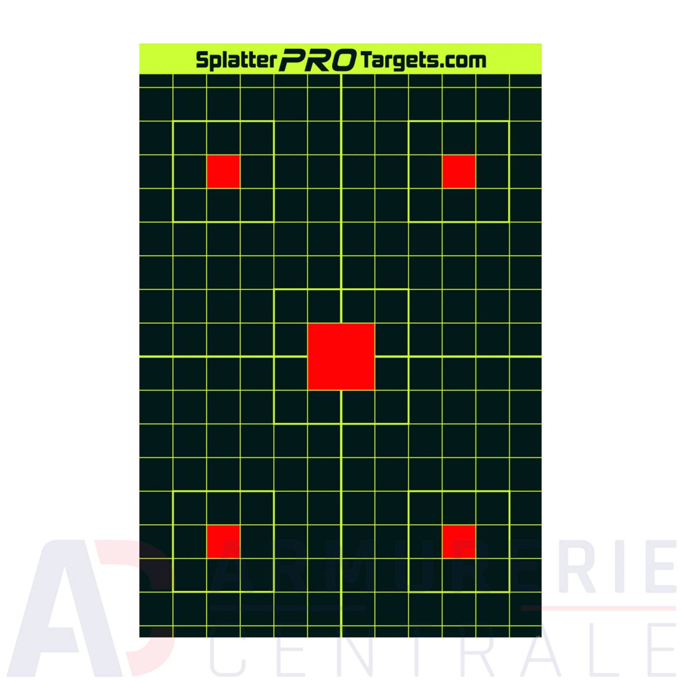 10 cibles r&eacute;actives Splatter Pro Targets 45x30cm