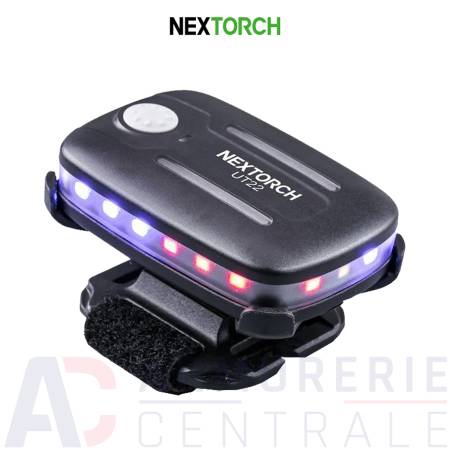 Lampe multifonction Nextorch UT22 rouge et bleu 11...