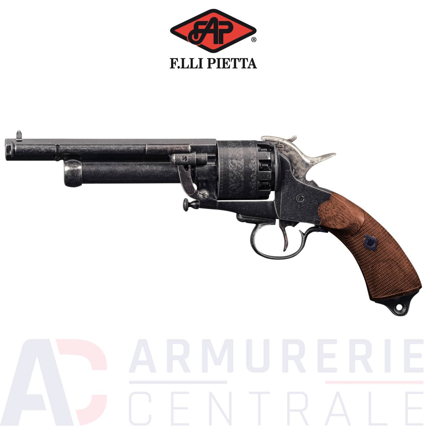 Revolver Pietta 1862 LeMat Navy Old West - .44PN