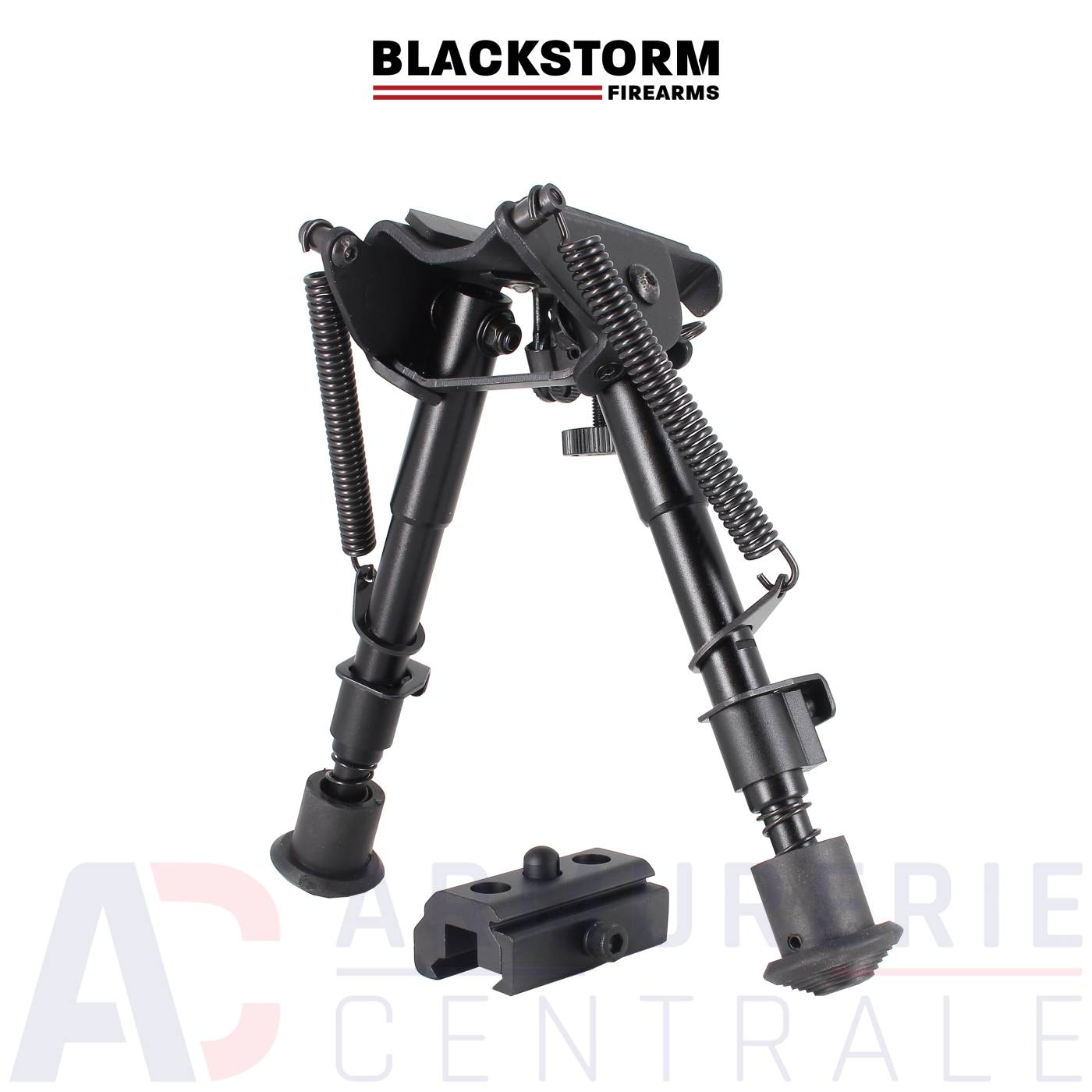 Bipied Tactique QD Pour Fusil – Rail Picatinny – Réglable 6 à 9 Pouces – Neuf
