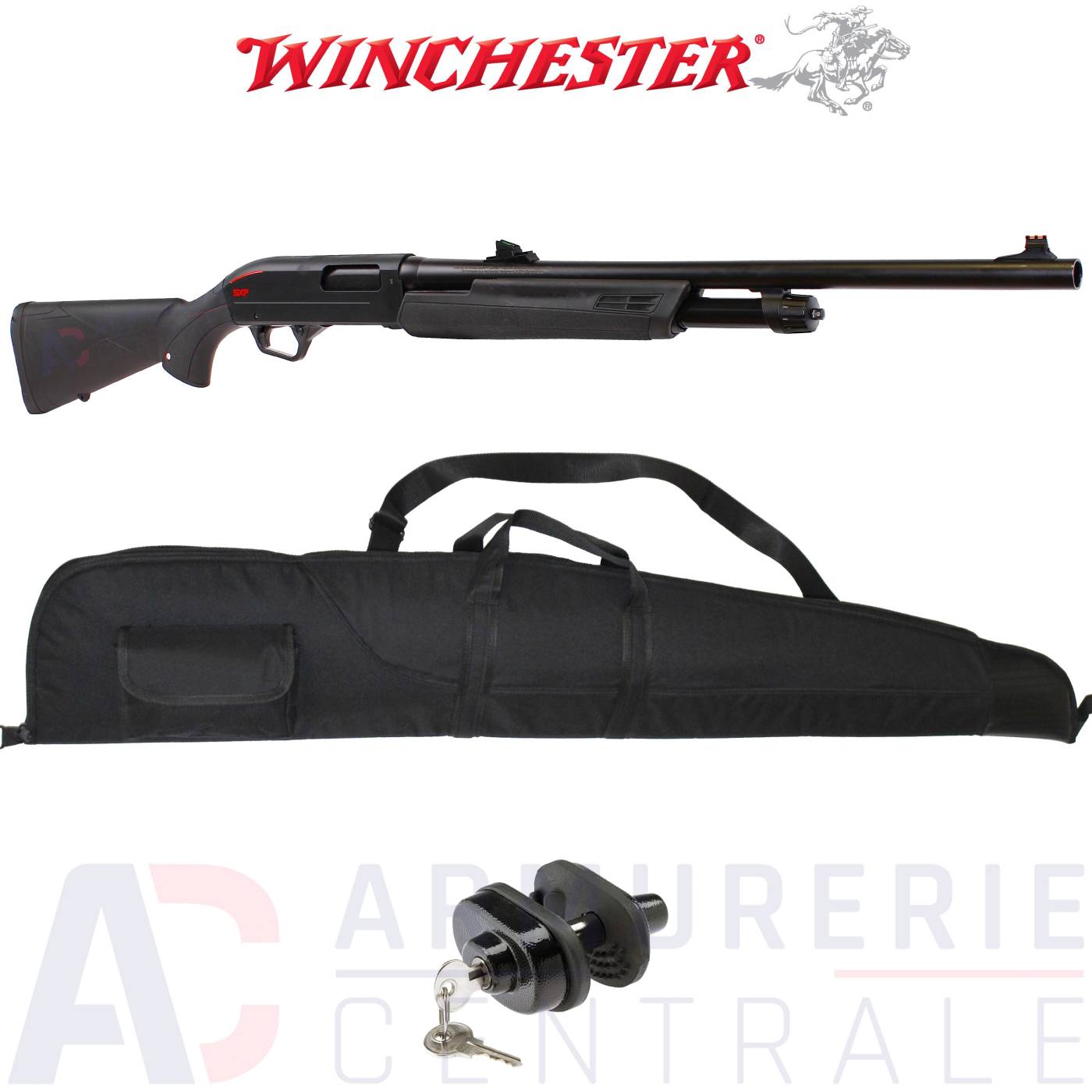 Fusil à pompe Winchester SXP Black Shadow DR 12/76 Fusil à pompe Winchester SXP Black Shadow DR 12/76