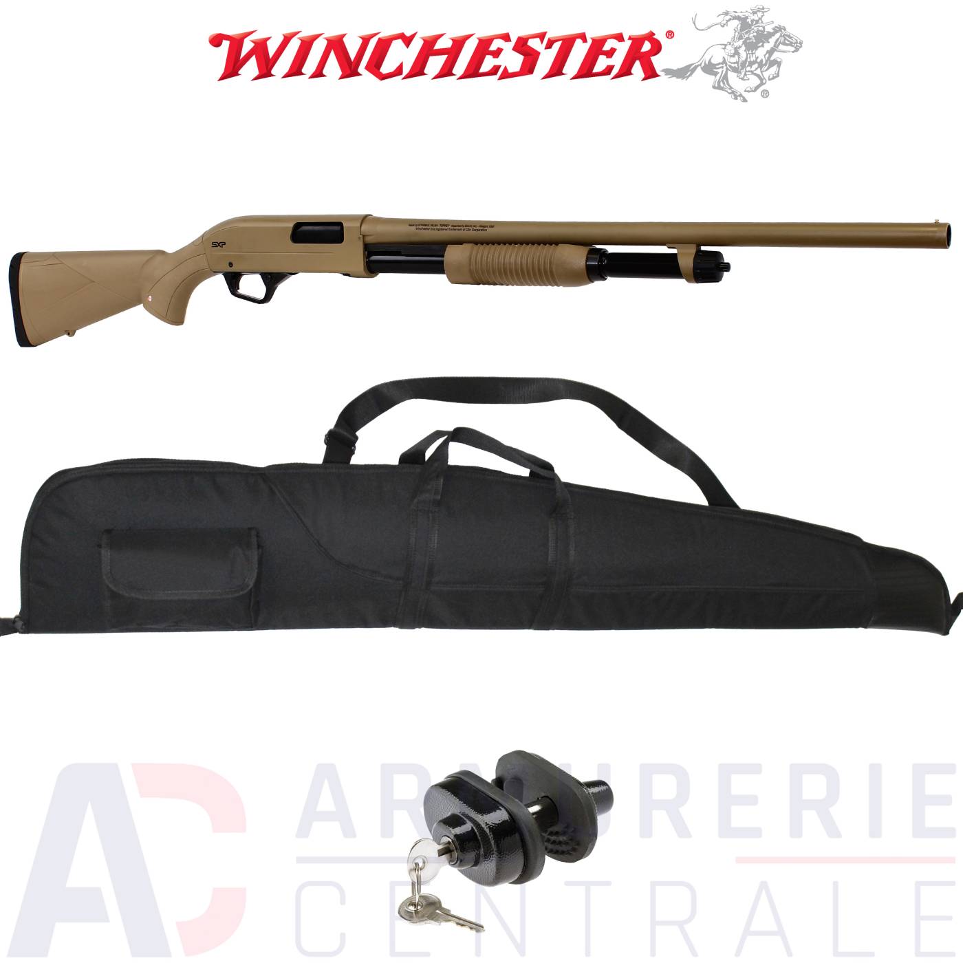 Fusil à pompe Winchester SXP Dark Earth DR 12/76 Fusil à pompe Winchester SXP Dark Earth DR 12/76
