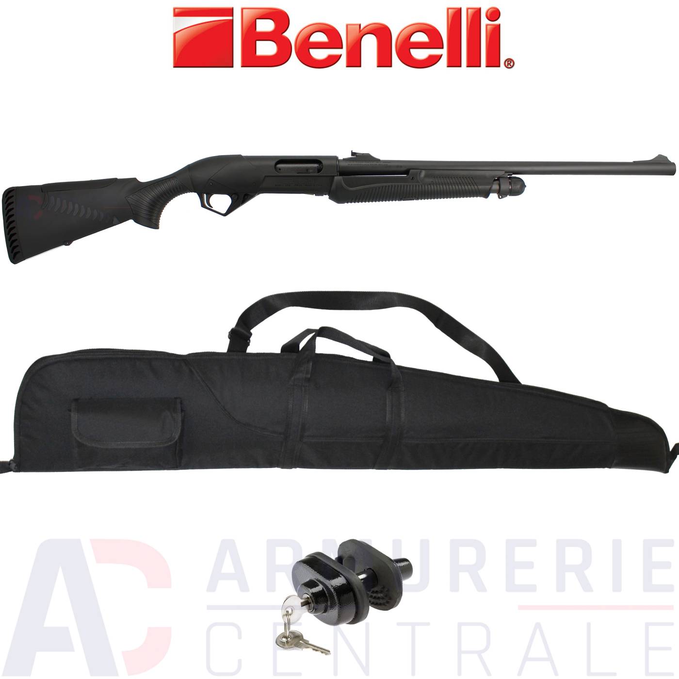 Pack fusil à pompe BENELLI Supernova 12/76 Pack fusil à pompe BENELLI Supernova 12/76