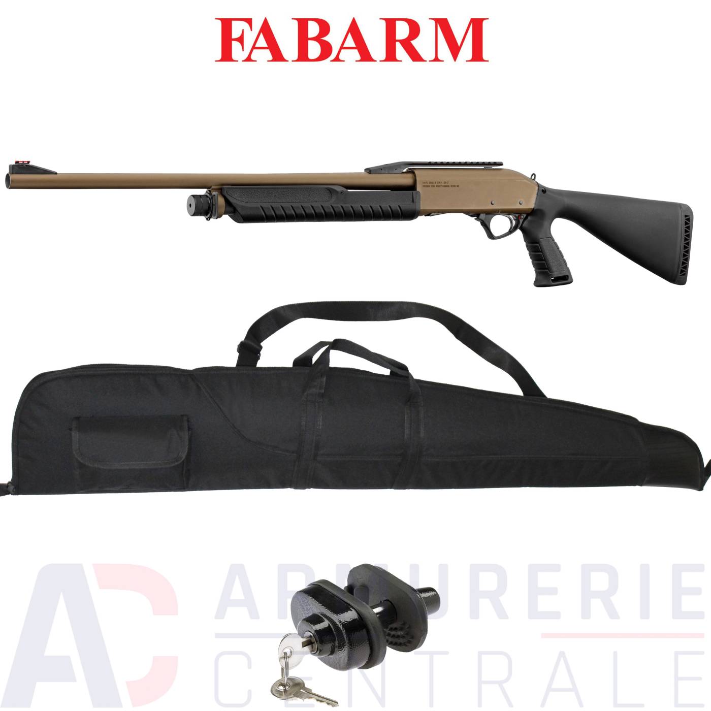 Fusil à pompe Fabarm Martial Cantilever 61 cm 12/76 Fusil à pompe Fabarm Martial Cantilever 61 cm 12/76