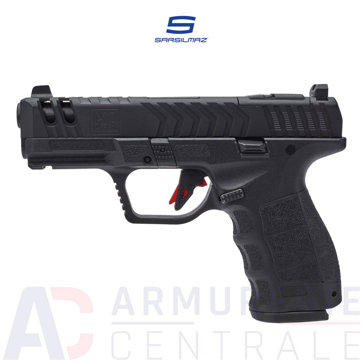 Pistolet semi automatique Sarsilmaz SAR9 C Gen3 - 9x19 Pistolet semi automatique Sarsilmaz SAR9 C Gen3 - 9x19