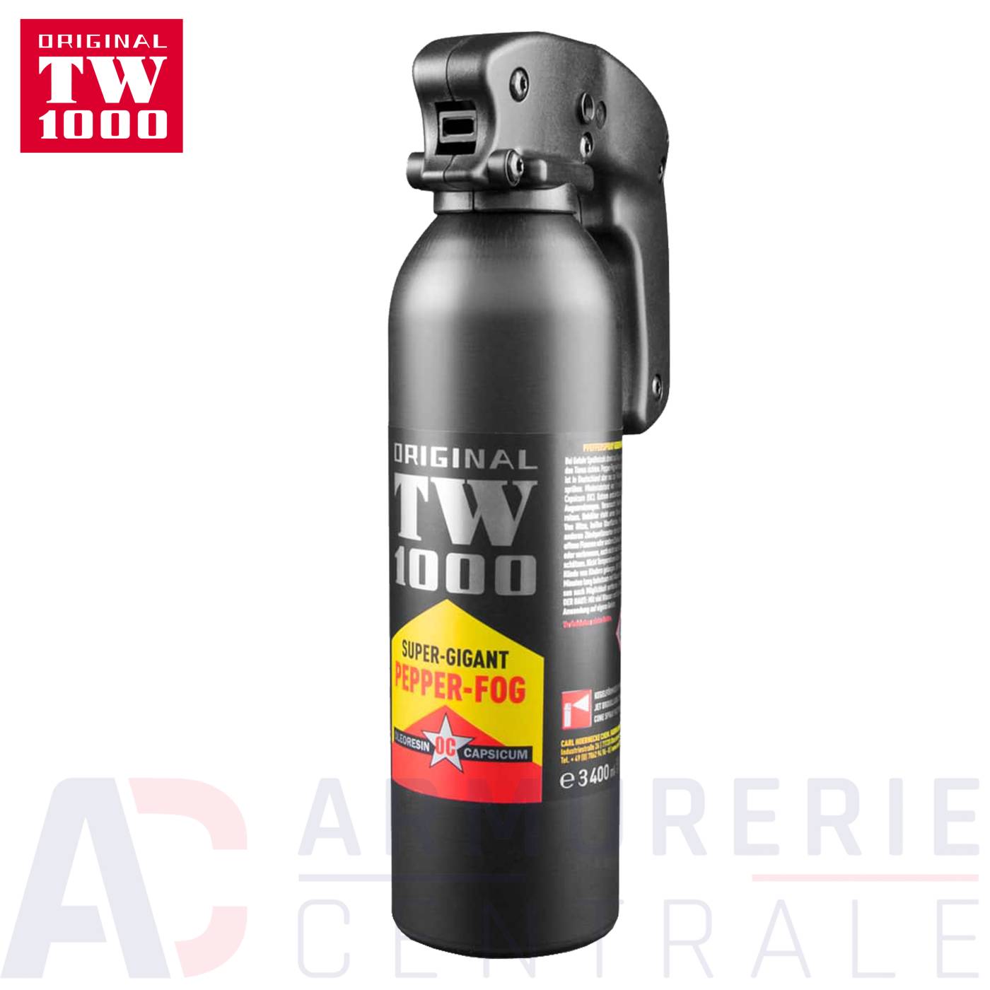 Spray au poivre TW1000 Super-Gigant Pepper-Fog 400ml Spray au poivre TW1000 Super-Gigant Pepper-Fog 400ml