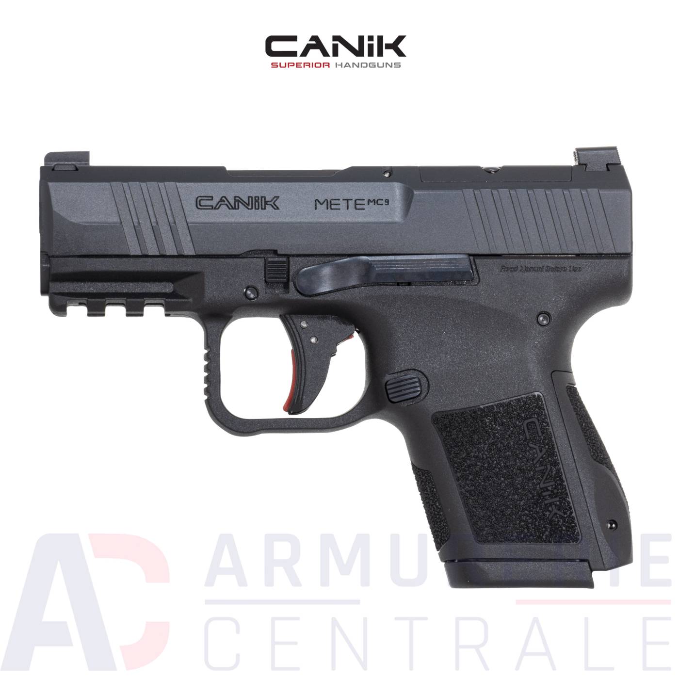 Pistolet Canik Mete MC9 Black - 9x19 Pistolet Canik Mete MC9 Black - 9x19