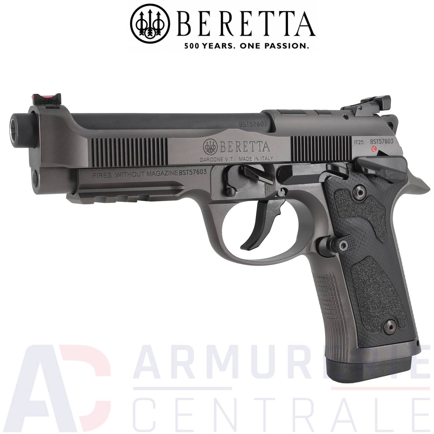 Beretta 92X Performance Optic Ready Dark Grey - 9x19